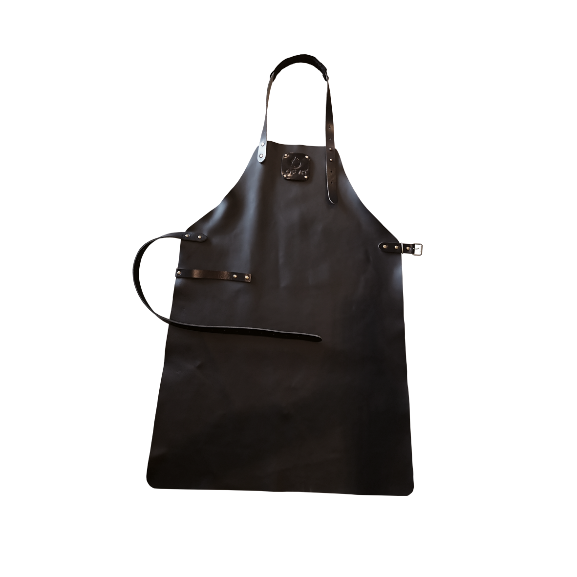 Delantal de cuero negro Ofyr 1 Delantal de cuero negro Ofyr